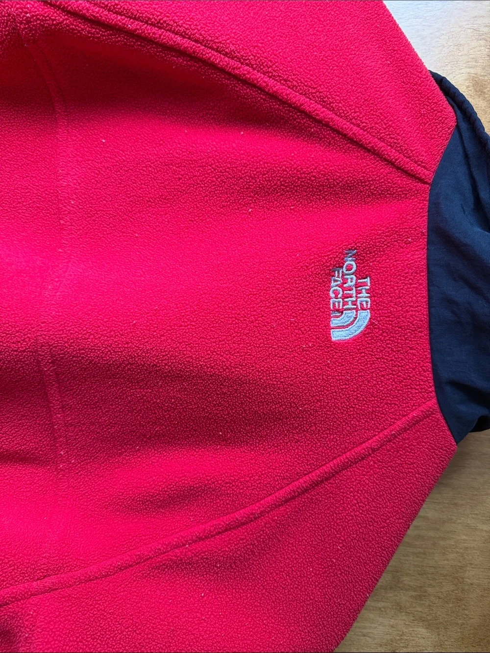 North face boys inner shell red